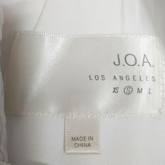 J.O.A. Layered Romper Button Back Detail BC5266 S - Picture 5 of 10